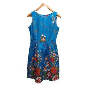 BUNGA FLORAL COTTON DRESS IN TIME FOR SUMMER - FLATTERING FIT!